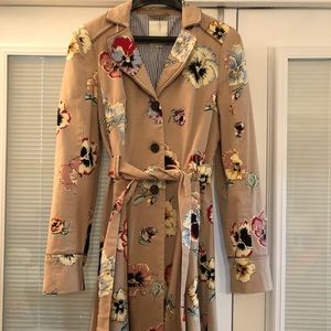 Anthropologie Pansy Trench by Elevenses Size 6